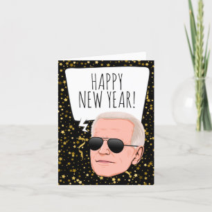 Funny Biden Nieuwjaar Kaart