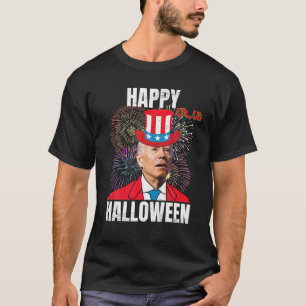 Funny Biden verwarde Happy Halloween Anti Biden 4T T-shirt