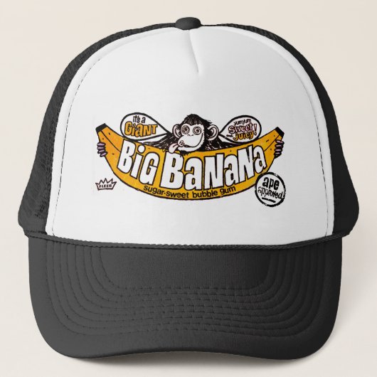 Funny big banaangom trucker pet (Voorkant)