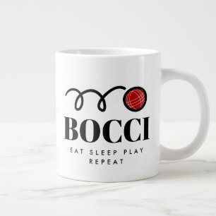 Funny big bocci ball mok voor bocce player