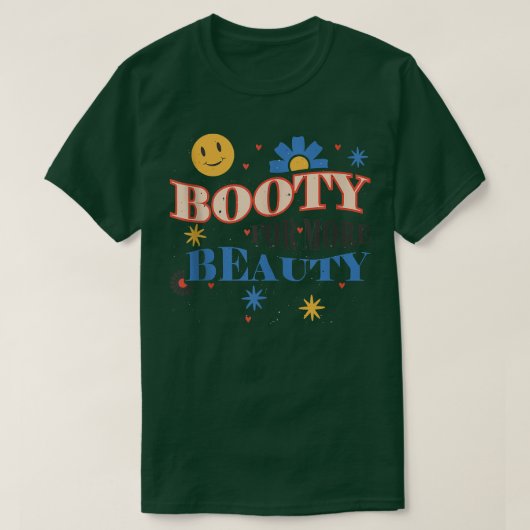 Funny Big Booty voor nog mooiere esthetische surfe T-shirt (Design voorkant)