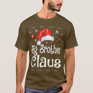 Funny Big Brother Claus kerstpyjama Santa G T-shirt