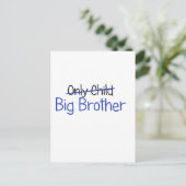 Funny Big Brother Design Briefkaart (Staand voorkant)