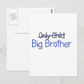 Funny Big Brother Design Briefkaart (Voorkant / Achterkant)