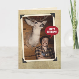 Funny Big Buck Birthday Kaart