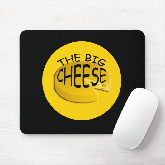 Funny Big Cheese Boss Mousepad Muismat (Met muis)