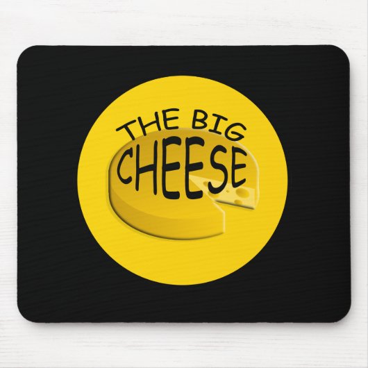 Funny Big Cheese Boss Mousepad Muismat (Voorkant)