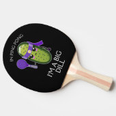 Funny Big Dill Team Name Number Paars Black Green Tafeltennisbatje (Zijkant)