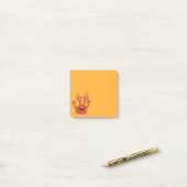 Funny Big Eyed Smilling Cute Monster Post-it® Notes (Op bureau)