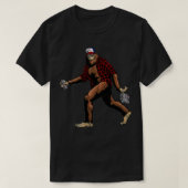 Funny Big Foot Big Foot en bierBig Foot T-shirt (Design voorkant)