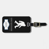 Funny Big Foot Gone Squatchin Sasquatch Bagagelabel (Voorkant horizontaal)