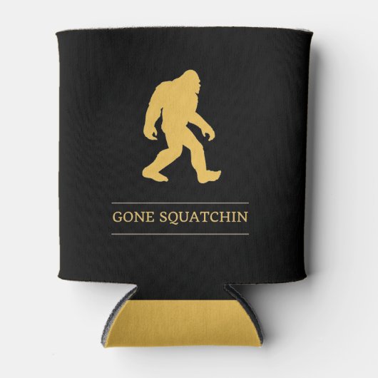 Funny Big Foot Gone Squatchin Sasquatch Blikjeskoeler (Voorkant)