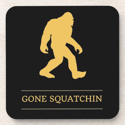 Funny Big Foot Gone Squatchin Sasquatch Drankjes Onderzetter (Voorkant)