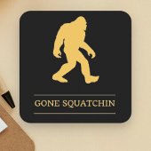 Funny Big Foot Gone Squatchin Sasquatch Kartonnen Onderzetters