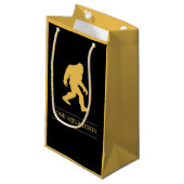 Funny Big Foot Gone Squatchin Sasquatch Klein Cadeauzakje (Voorkant Gekanteld)