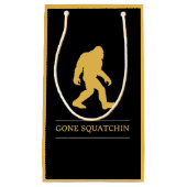 Funny Big Foot Gone Squatchin Sasquatch Klein Cadeauzakje (Voorkant)