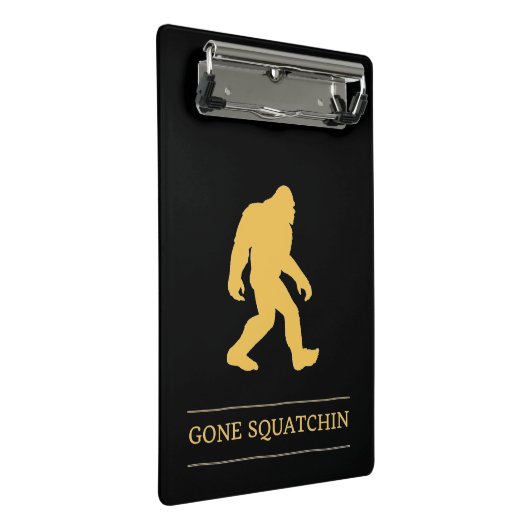 Funny Big Foot Gone Squatchin Sasquatch Mini Klembord (Schuin)