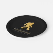 Funny Big Foot Gone Squatchin Sasquatch Papieren Bordje (Gekanteld)