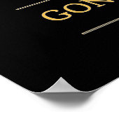 Funny Big Foot Gone Squatchin Sasquatch Poster (Hoek)