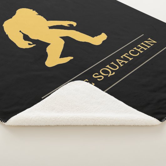 Funny Big Foot Gone Squatchin Sasquatch Sherpa Deken (3/4)