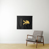 Funny Big Foot Gone Squatchin Sasquatch Wandkleed (In Situ (horizontaal))