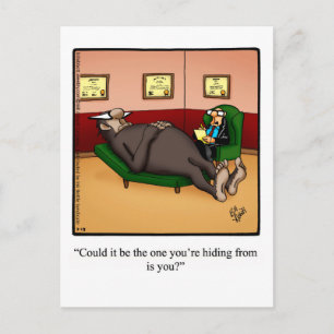 Funny Big Foot Humor Briefkaart