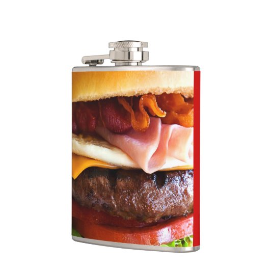 Funny big hamburger heupfles (Links)