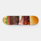 Funny big hamburger skateboard (Horizontaal)