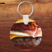Funny big hamburger sleutelhanger (Voorkant)