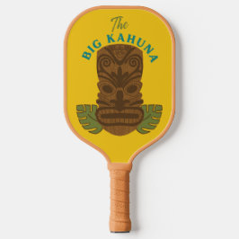 Funny Big Kahuna Tiki Mask Vaderdag Pickleball Paddle