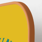 Funny Big Kahuna Tiki Mask Vaderdag Pickleball Paddle (Links Detail)