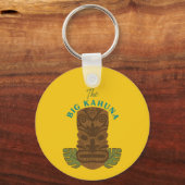 Funny Big Kahuna Tiki Mask Vaderdag Sleutelhanger (Voorkant)