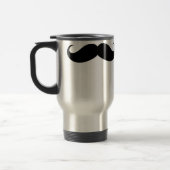 Funny Big Mustache Travel/Commuter Mok (Links)