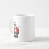 Funny Big Nick Energy _ Santa Claus Christmas 2024 Koffiemok (Voorkant links)