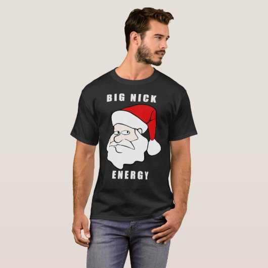 FUNNY BIG NICK ENERGY T-SHIRT (Voorkant volledig)