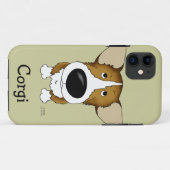 Funny Big Nose Corgi Case-Mate iPhone Case (Achterkant (horizontaal))