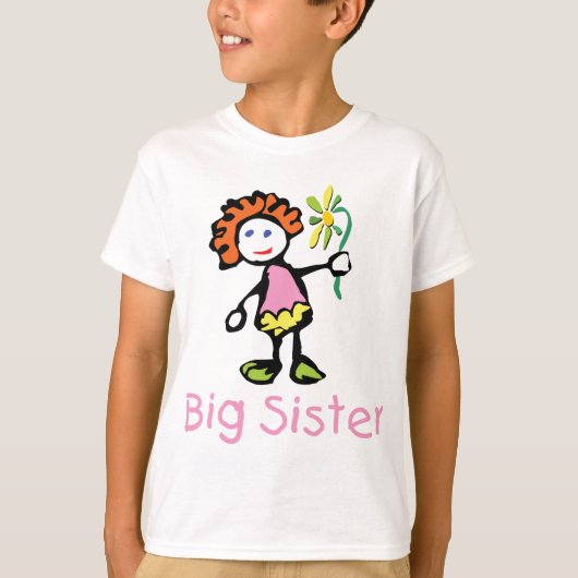 Funny Big Sister T-Shirt (Voorkant)