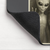 Funny Bigfoot, Alien, &amp; Yeti Sasquatch Rock On Muismat (Hoek)