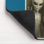 Funny Bigfoot, Alien, & Yeti Sasquatch Rock On Muismat (Hoek)