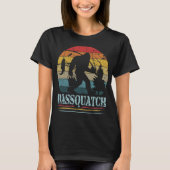 Funny Bigfoot BASSQUATCH Bass Vist Sasquatch Be T-shirt (Voorkant)