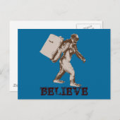 Funny Bigfoot Briefkaart (Voorkant / Achterkant)