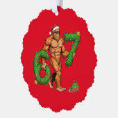 Funny Bigfoot Christmas Ornament – Paper Design  (Links)