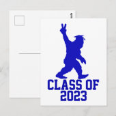 Funny Bigfoot Class of 2023 - Afstuderen 2023 Briefkaart (Voorkant / Achterkant)