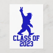 Funny Bigfoot Class of 2023 - Afstuderen 2023 Briefkaart (Voorkant)
