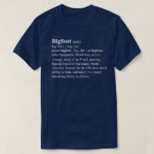 Funny Bigfoot-definitie T-shirt (Design voorkant)