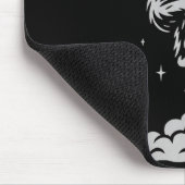 Funny Bigfoot Flying Into Space With Stars And Cos Muismat (Hoek)