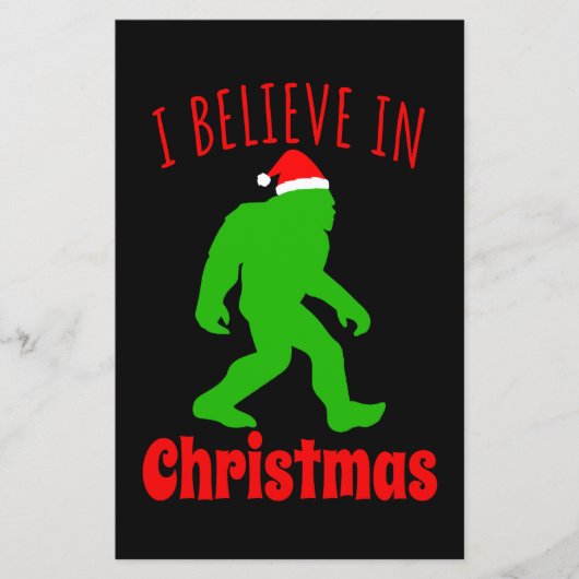 Funny Bigfoot geloof ik in Kerstmis (Voorkant)