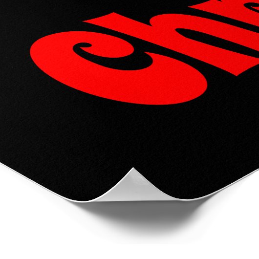 Funny Bigfoot geloof ik in Kerstmis Poster (Hoek)