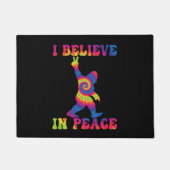 Funny Bigfoot geloof ik in vrede Deurmat (Voorkant)