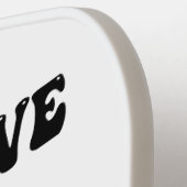 Funny Bigfoot geloof ik in vrede Pickleball Paddle (Links Detail)